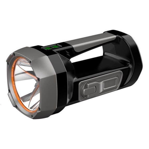 Rechargeable Outdoor Flashlight Solar Panel Hand Generator USB Port 4000mAh Long Service Battery Camping Light Tool