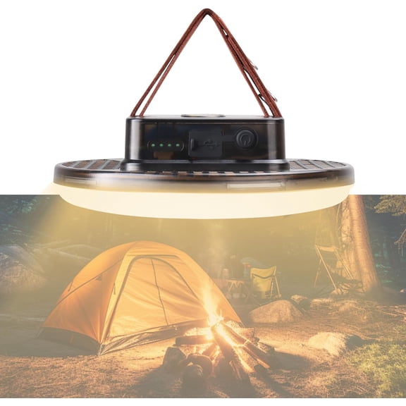 Rechargeable Outdoor Lantern with 12000mAh Power Bank 4000LM 3 Modes IPX5 Waterproof Camping Hiking Emergency Light