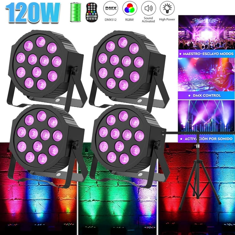 Battery powered stage lights on sale