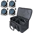 thumbnail image 1 of Rechargeable Par Lights RGBW 4-in-1 LED Uplights with Remote & DMX Control for Party Event 4 Packs & Bag, 1 of 8