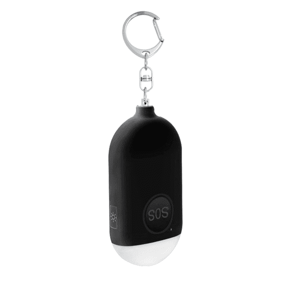 Rechargeable Personal Alarm Keychain - 130dB Siren & LED Light - Personal Safety Alert for Women to Carry - Panic Button Alarm for Security - Rape Whistle for Self Defense