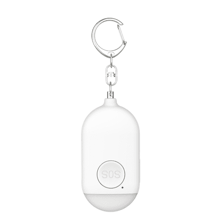 Rechargeable Personal Alarm Keychain - 130dB Siren & LED Light - Personal Safety Alert for Women to Carry - Panic Button Alarm for Security - Rape Whistle for Self Defense