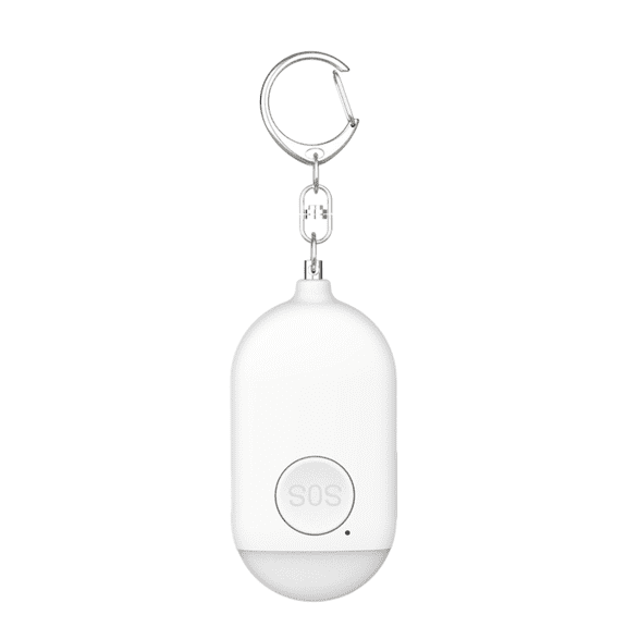 Rechargeable Personal Alarm Keychain - 130dB Siren & LED Light -  Personal Safety Alert for Women to Carry - Panic Button Alarm for Security - Rape Whistle for Self Defense