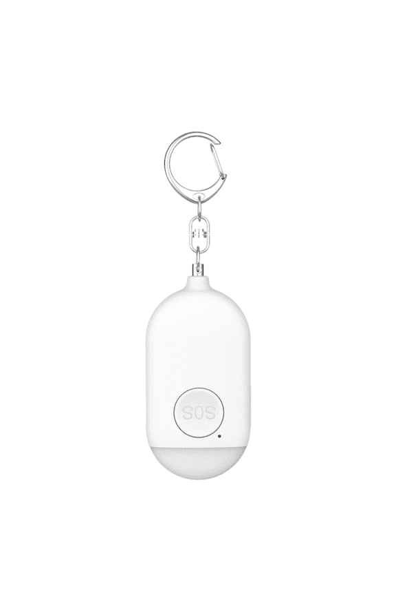 Rechargeable Personal Alarm Keychain - 130dB Siren & LED Light - Personal Safety Alert for Women to Carry - Panic Button Alarm for Security - Rape Whistle for Self Defense