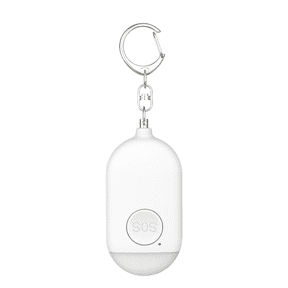 Rechargeable Personal Alarm Keychain - 130dB Siren & LED Light - Personal Safety Alert for Women to Carry - Panic Button Alarm for Security - Rape Whistle for Self Defense