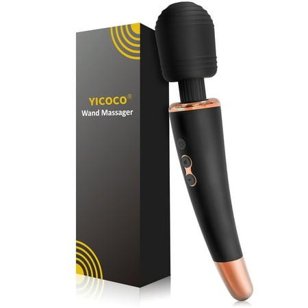 Rechargeable Personal Massager, Handheld Cordless and Powerful Wand with 5 Speeds 20 Vibrating Patterns, Personal Body Massager Perfect for Full Body Relaxation ando Muscle Tension Relief