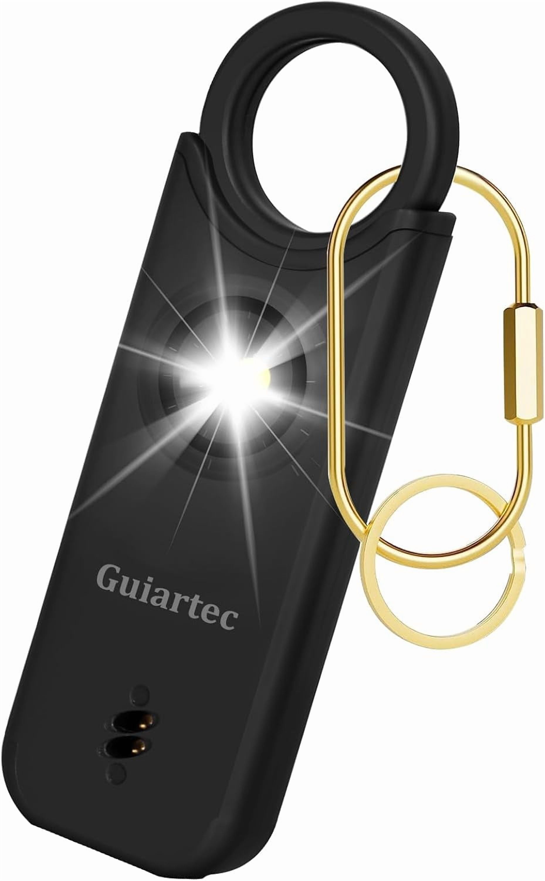 Rechargeable Personal Safety Alarm for Women, 135 dB Loud Self Defense Keychain Siren with LED ...