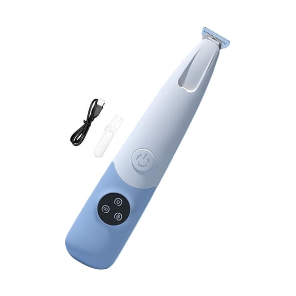 Rechargeable Pet Hair Trimmer Kit, Cordless Quiet Dog Trimmer for Grooming with LED Light, Waterproof Small Dog Grooming Clippers for Dogs & Cats