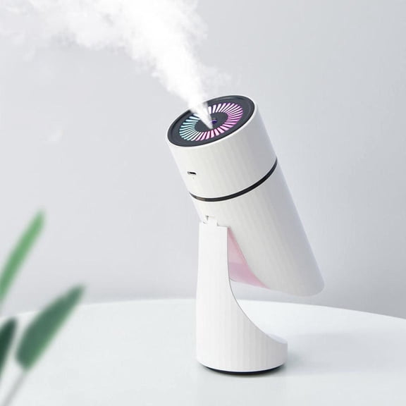 Rechargeable Pet Humidifier, USB Quiet Dog Humidifier with 90° Adjustable Mist, Pet-Safe Mini Air Moisturizer for Small Dogs Respiratory Care Home Use