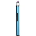 thumbnail image 1 of Rechargeable Plasma Arc Lighter - Windproof Flameless USB Candle Igniter Butane-Free Safety Lock Camping BBQ Essential Tool(Blue), 1 of 2