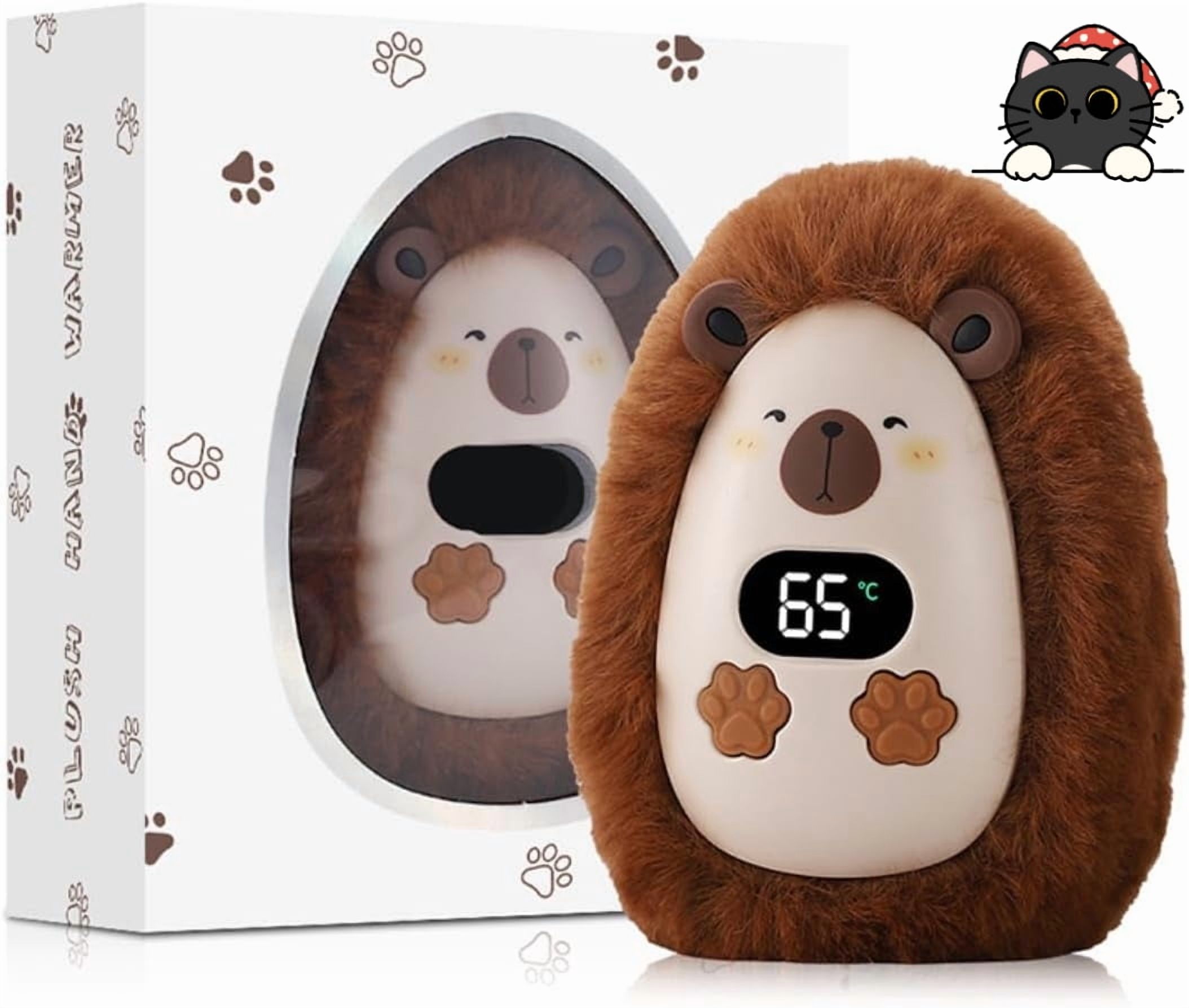 Rechargeable Plush Hand Warmers,Portable and Reusable Hand Warmer,3 Levels Heating Handwarmers,Portable Pocket Hand Warmer & Power Bank for Outdoors, Camping, Golf, Men Womens Gift