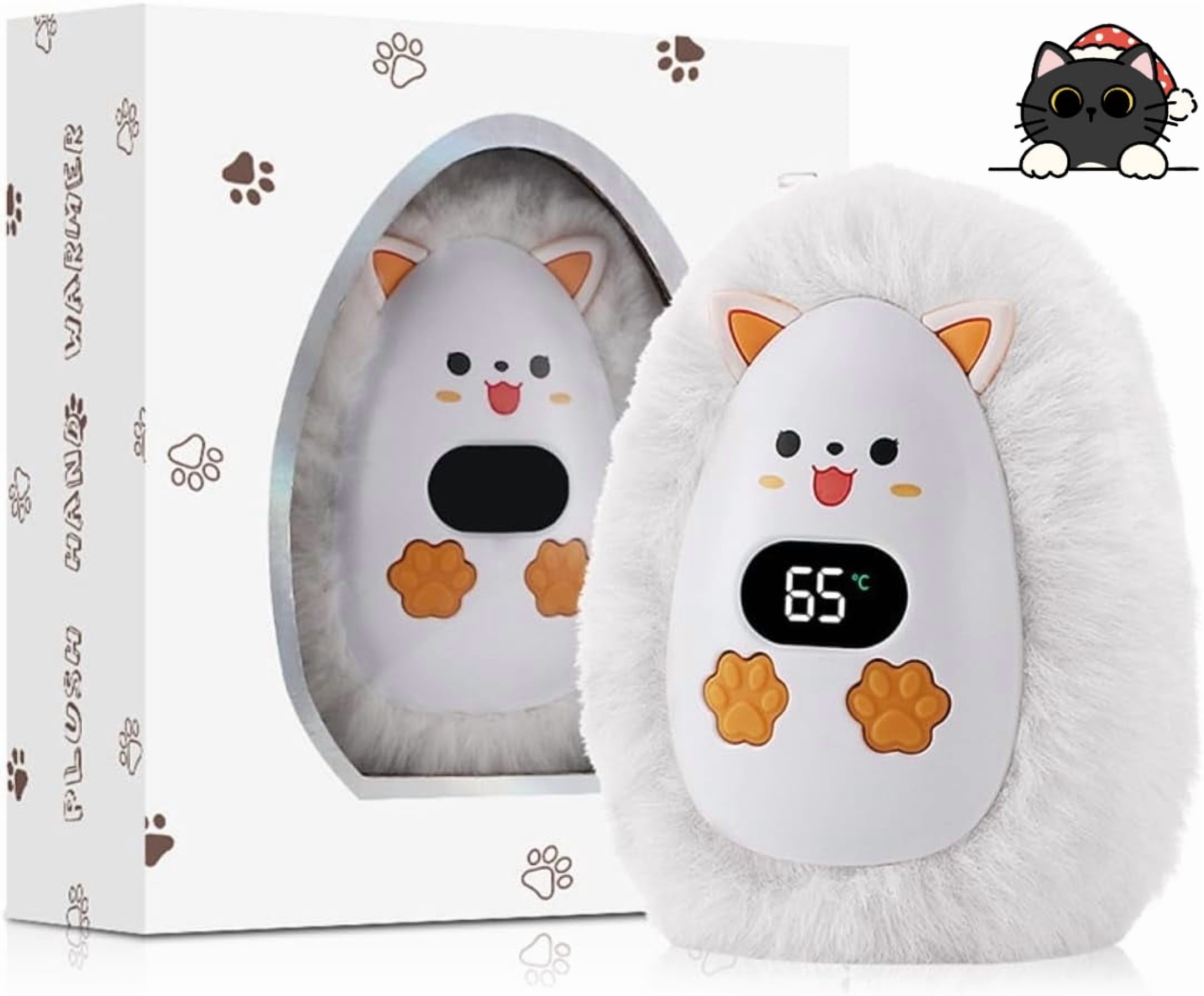 Rechargeable Plush Hand Warmers,Portable and Reusable Hand Warmer,3 Levels Heating Handwarmers,Portable Pocket Hand Warmer & Power Bank for Outdoors, Camping, Golf, Men Womens Gift