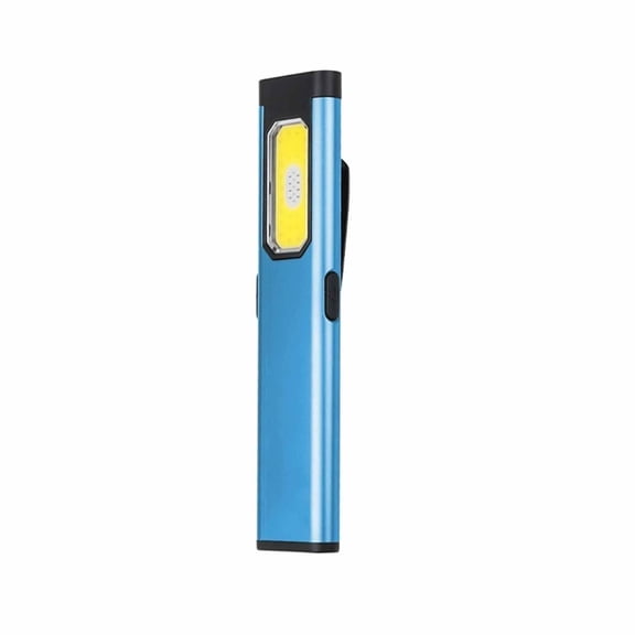 Rechargeable Pocket Flashlight, Clip-on with a Magnetic Base, Dual Light Sources with Multiple Lighting Modes, Suitable for Outdoor Camping, Hiking, Fishing, and Nighttime Work