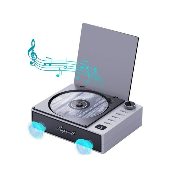 Rechargeable Portable Compact Disc Player With Speakers Rechargeable BT Songs Player With Remote Control Small Desktop Players For Home