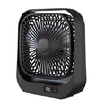 thumbnail image 1 of Rechargeable Portable Desk Fan 3 Speed Mini Fan with LED Battery Display 360 degrees Rotation Quiet USB Fan for Home Office Bedroom Camping Travel, 1 of 6