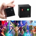thumbnail image 1 of Rechargeable Portable Disco Stage Light with Remote Control Compact Cube Atmosphere Lamp for Indoor Outdoor Parties Camping,Party Mood Light,Black,1 Set, 1 of 9
