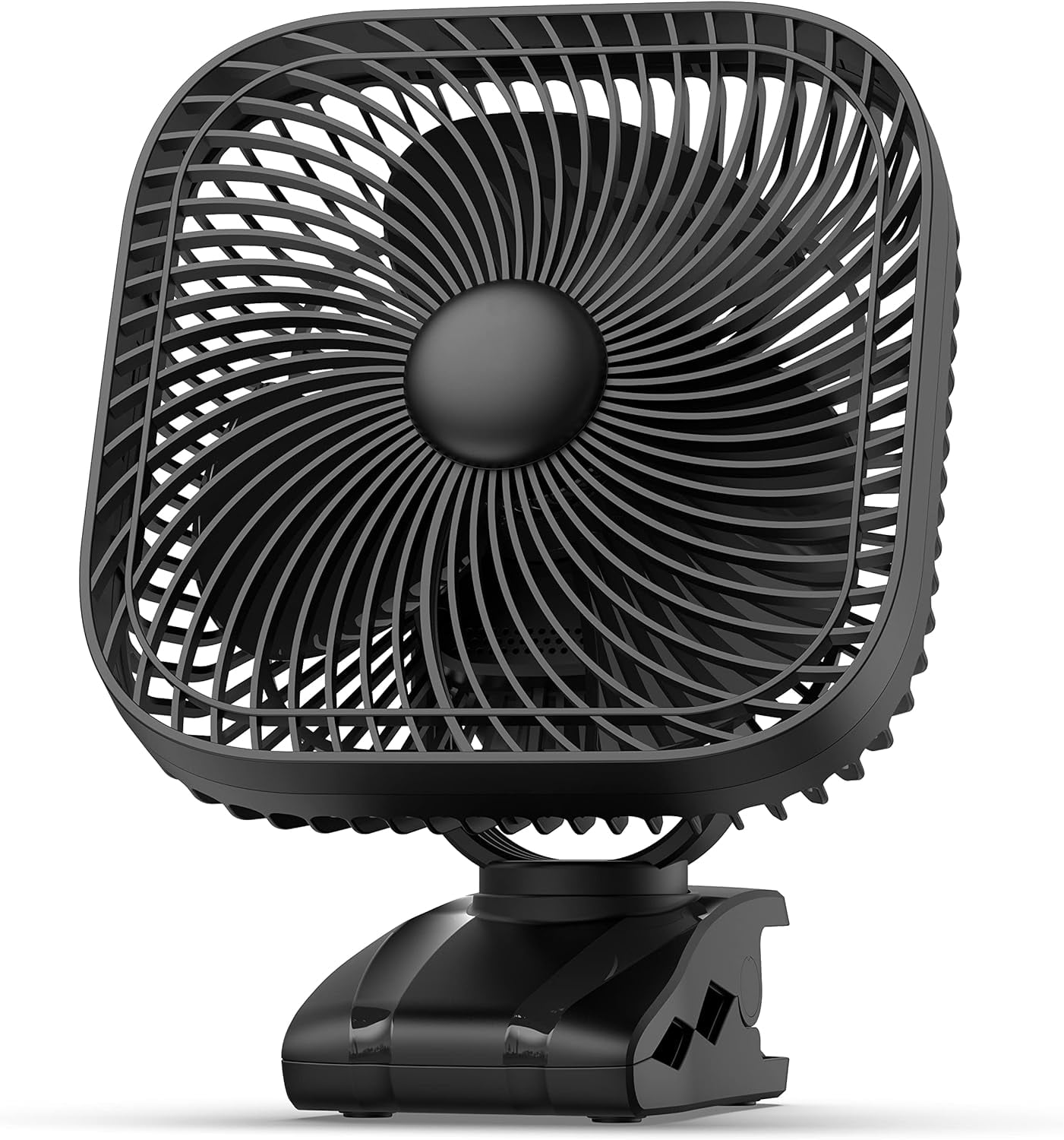 Clip On Fan, Rechargeable Portable Fan With 2000mAh Battery - 3 Speeds, 360° Rotation, Ultra Quiet Personal Fan For Stroller, Travel, Desk