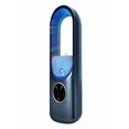 thumbnail image 1 of Rechargeable Portable Mini Air Conditioner - Bladeless Evaporative Cooler, 6-Speed Quiet USB-Powered | Personal Desktop & Travel Use,Blue, 1 of 7