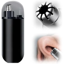 Rechargeable Portable Nose Hair Trimmer for Men and Women, Electric Nose Hair Remover Nasal Hair Cutter Shaver (Black)