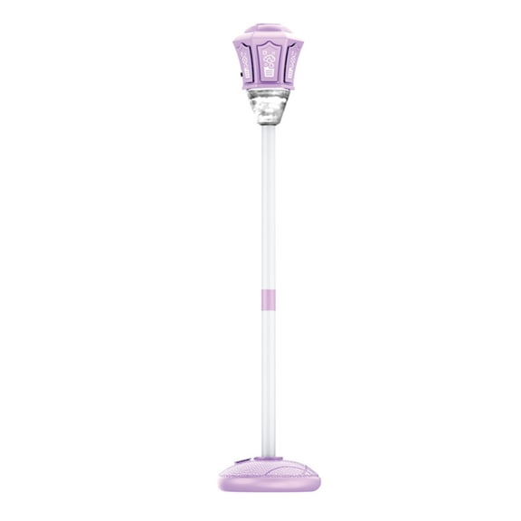 Rechargeable Purple Street Lamp Bubble Blower Auto Light Bubble Machine with 50ml Bubble Solution for Wedding Camping