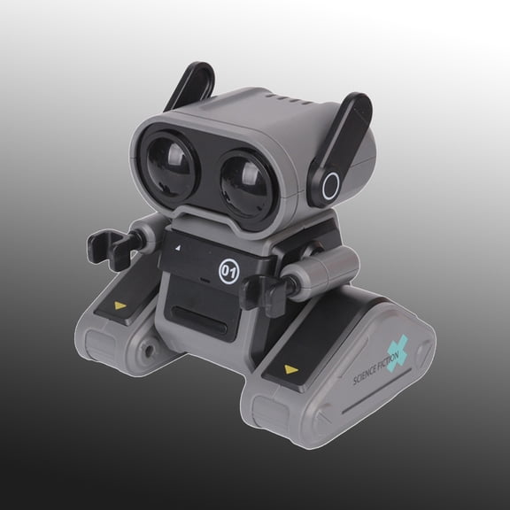Remote Control Robot, 2.4G Smart Interactive RC Robot, Dancing & Singing Toy, LED Color Changing Eyes, Programmable Actions, USB Rechargeable, STEM Educational Gift for Kids Age 4+