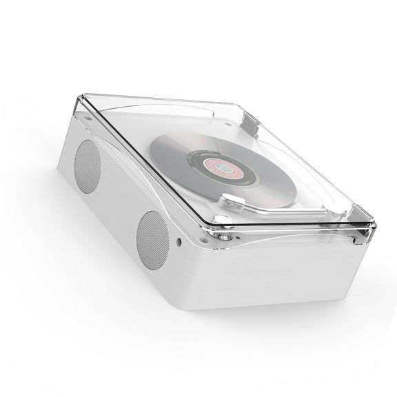 Rechargeable Retro CD Player Multi Functional Music Player Rechargeable Home Speakers With Remote Control Volume Knob U Disk Playback With Headphone Jack