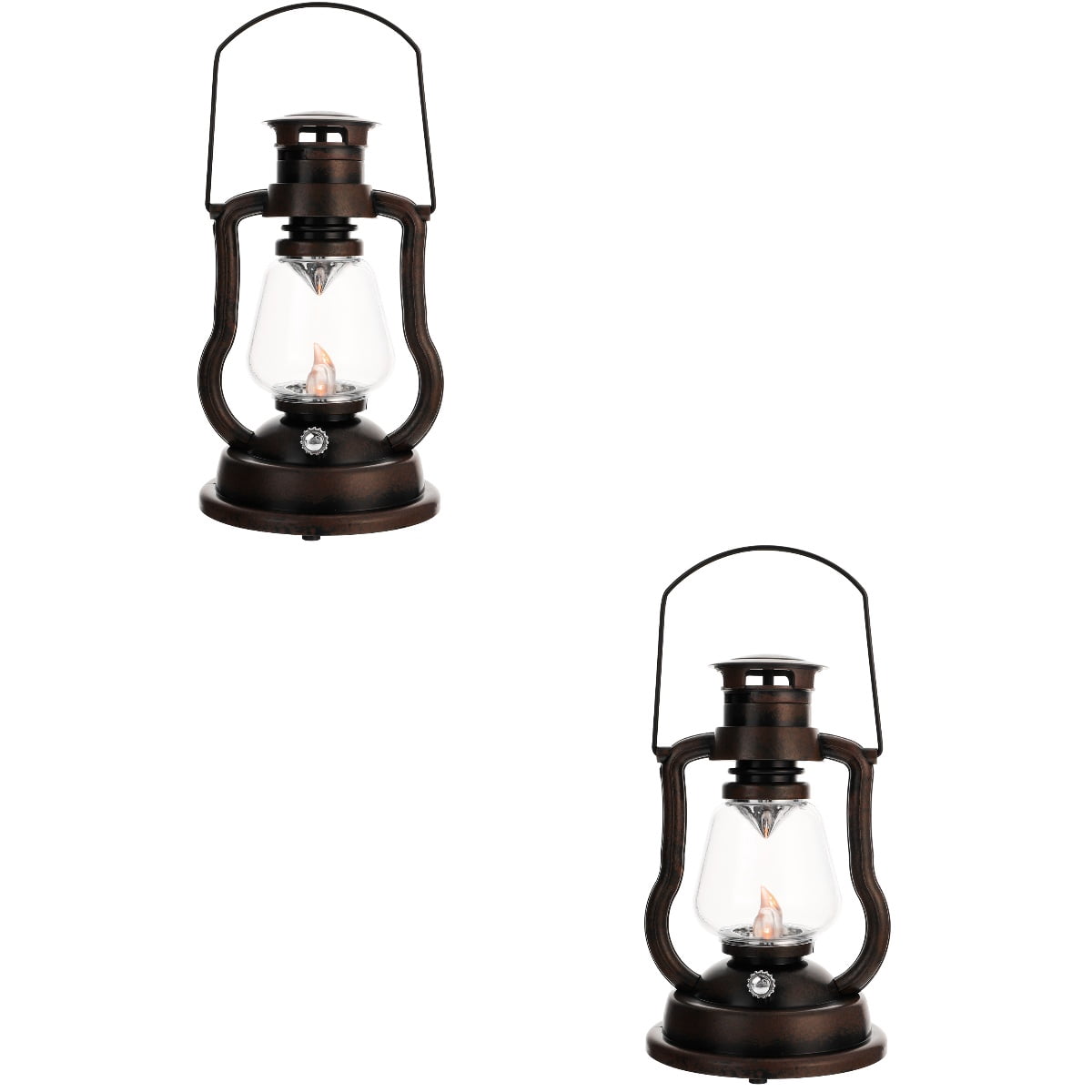 Rechargeable Retro Lantern LED Decor Electric Oil Lamp Vintage Handheld  Creative 2 Pc - Walmart.com, image size:1200x1200