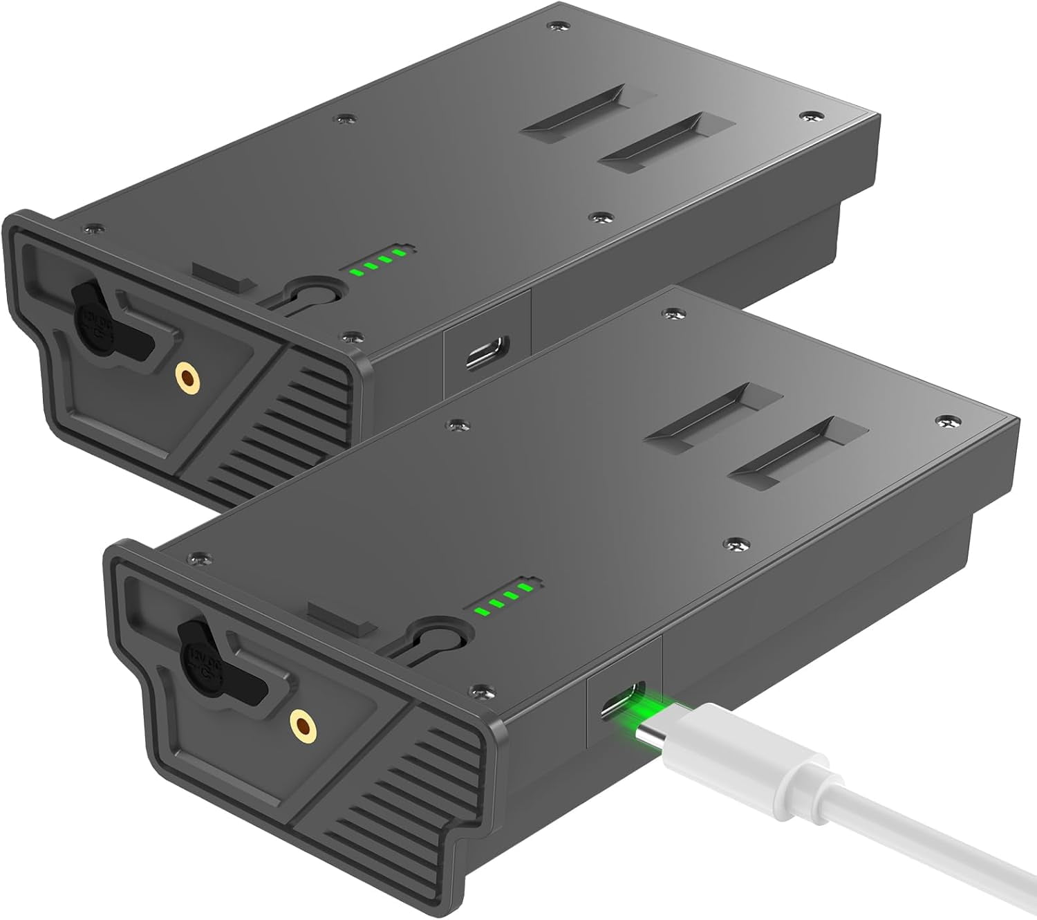 Rechargeable Reveal Lithium Battery Pack Compatible with Tactacam Trail Camera Reveal X Gen 3.0, 2.0, X Pro 3.0, Pro, X Ultra 3.0, SK, XB, X - Upgraded LED Meter & Solar Charging