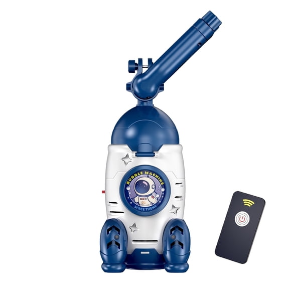 Rechargeable Rocket Bubble Machine with Remote Control - Car & Bike Mountable Automatic Bubble Blower, Outdoor Riding Atmosphere Tool (Galactic Bubble Blaster)