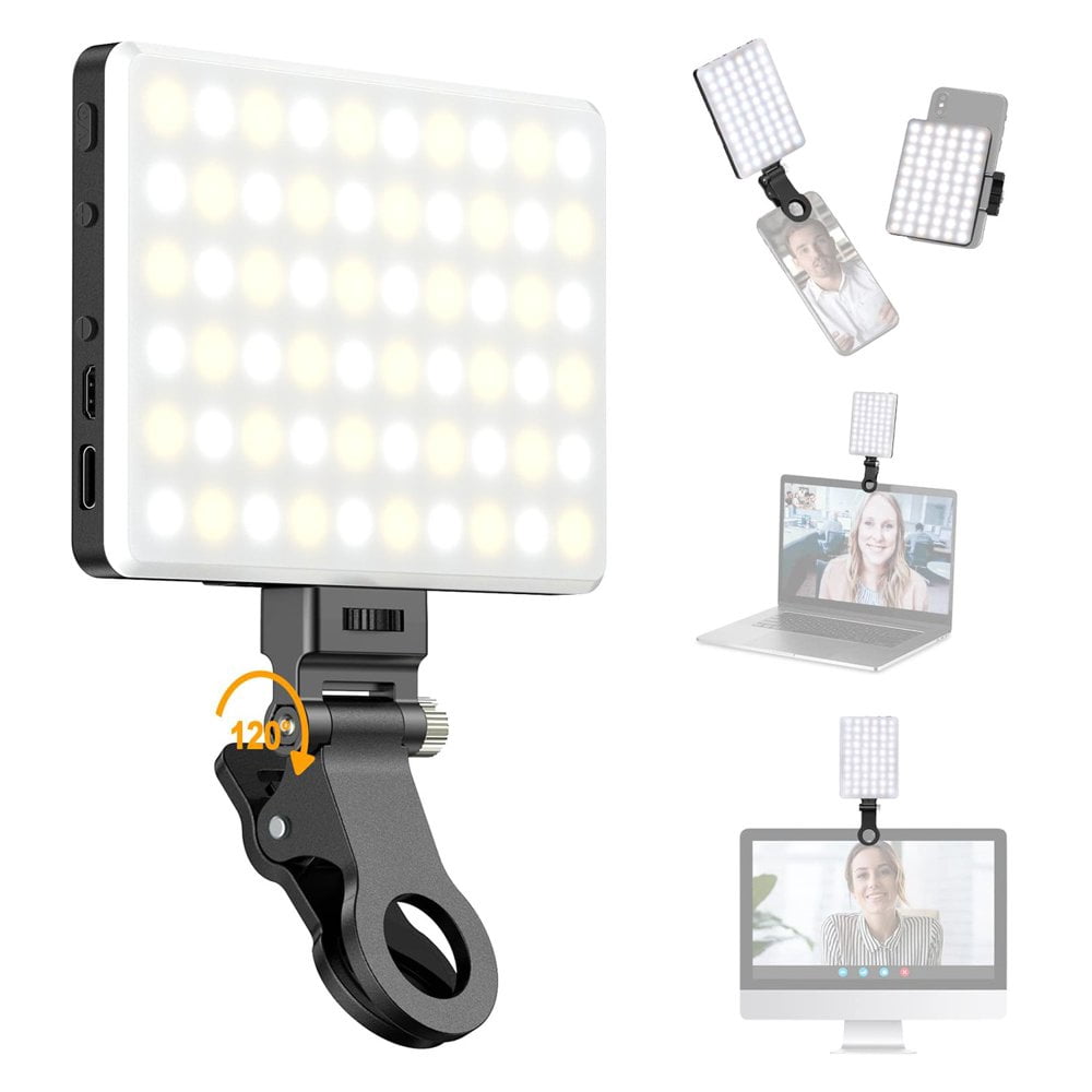 Rechargeable Selfie Light & Phone Light Front & Back Clip for iPhone