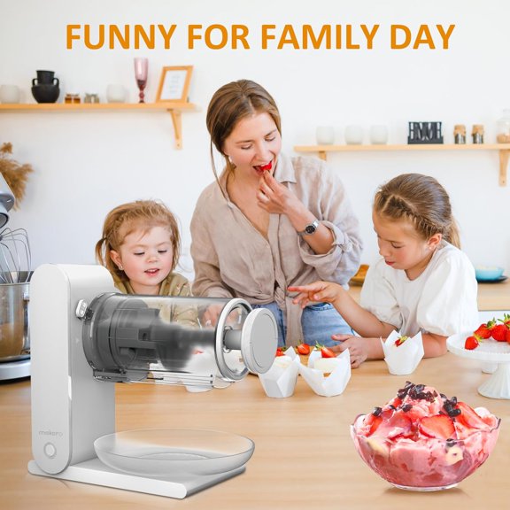 Rechargeable Shave Ice for Home & Outdoor Parties - Ice Crusher with Blades