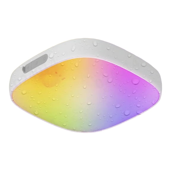 Rechargeable Shower Light 300LM Bright 16 Colors Bathroom Lighting With & Remote Wireless Ceiling/Wall Light For Inside Shower/Bathtub Bathroom Organizer Paper Towel Holder Bathroom Storage Cabinet