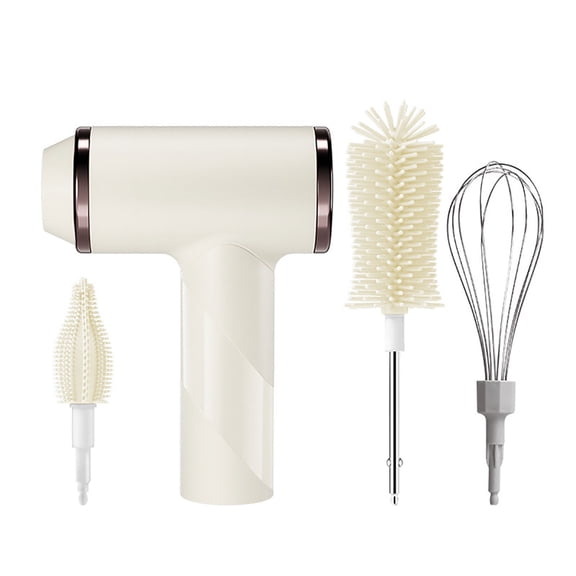 Rechargeable Silicone Bottle Brush Electric Cleansing Structure 3 Brush Executives 12Inch Reach 1000mAh Battery Pace Set