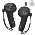 thumbnail image 1 of Rechargeable Silicone Grips Protector Cover for Meta/Oculus Quest 3/3S, Controller Grips Cover with Battery, Charging cover,Knuckle Straps, Anti-Throw Hand Strap for Meta Quest 3 Accessories Black, 1 of 8