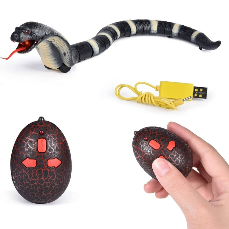 Rechargeable Simulation RC Snake Toy Detachable Remote Control