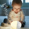 thumbnail image 1 of Rechargeable Sleep Aid Machine with White Noise Nature Sounds and Color Changing Night Light, Remote Controlled Egg-Shaped Sound Machine for Babies Toddlers Elderly and Insomnia Relief, 1 of 9