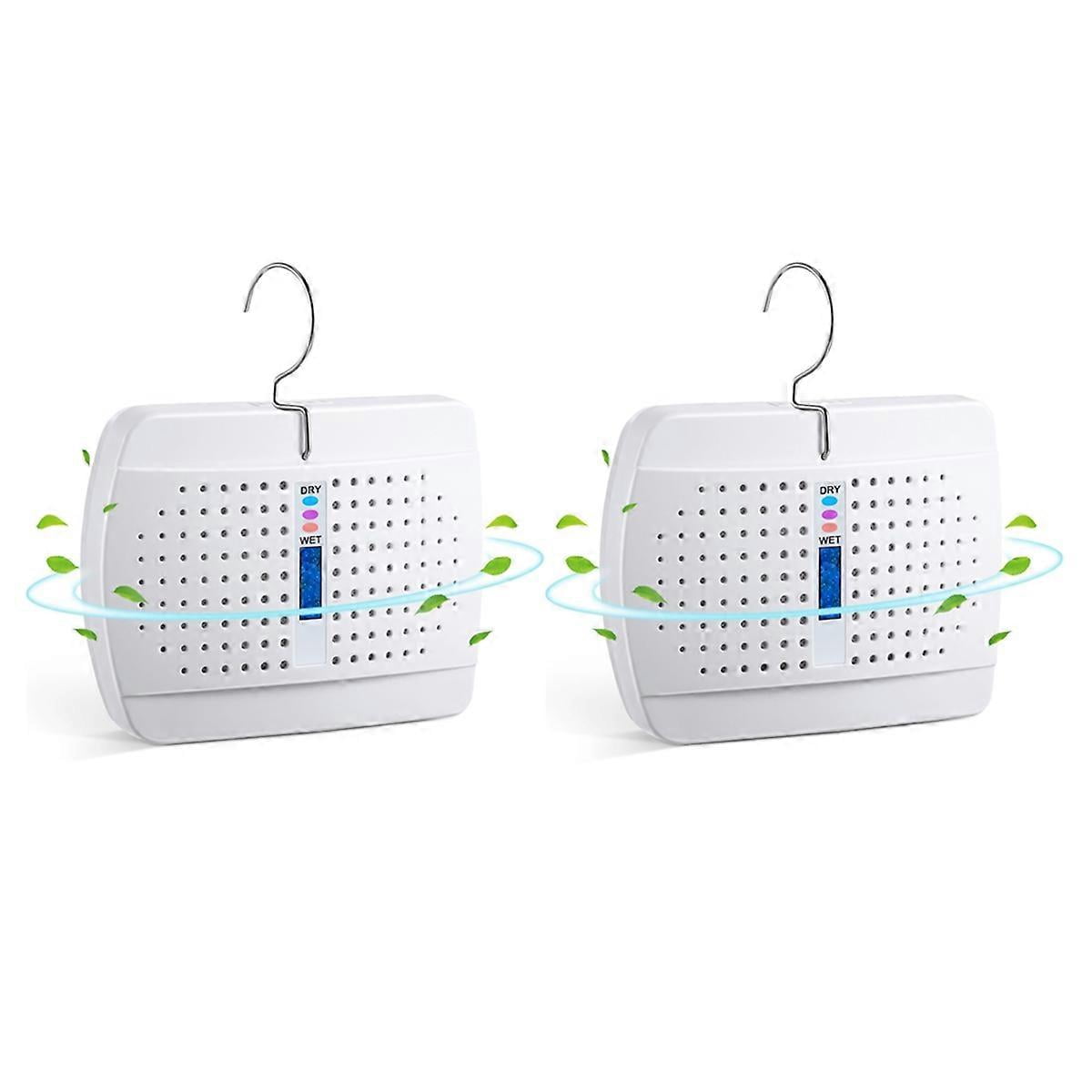 Rechargeable Small Dehumidifier, High-Efficiency Moisture Absorber for Bedroom, Wardrobe and Bookcas
