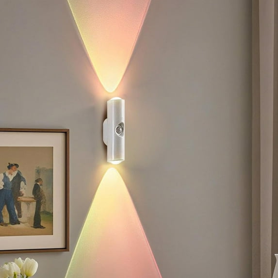 Rechargeable Smart LED Motion Sensor Ambient Light, Punch-Free Magnetic Color Changing Motion Sensor Light, Multi-Color for Stairs, Wardrobe, Cabinet(3 colors)