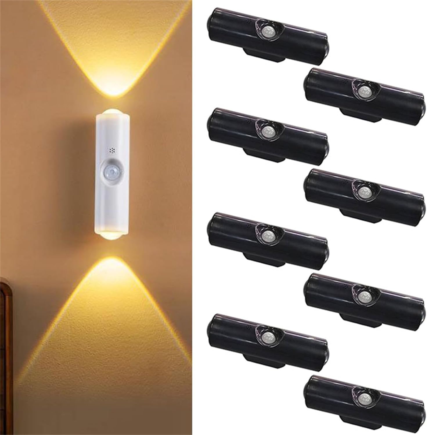 Rechargeable Smart LED Motion Sensor Ambient Light, Punch-Free Smart ...