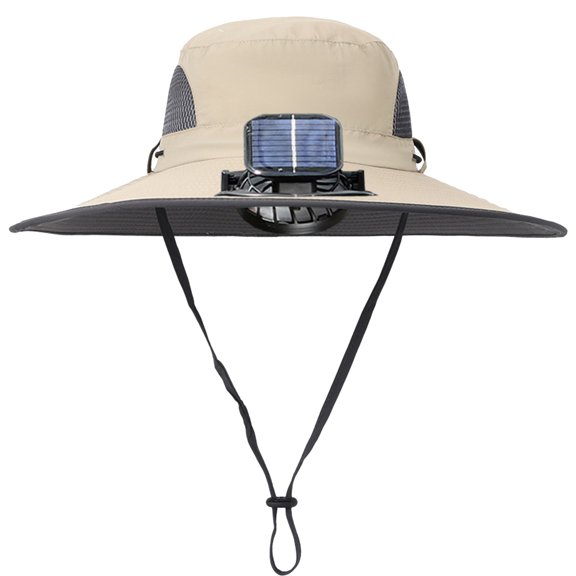 Rechargeable Solar Energy Fan Caps with Intensely Airflows Sunblock Hat for Extended Outdoor Use in Hot Weather Fan Hats