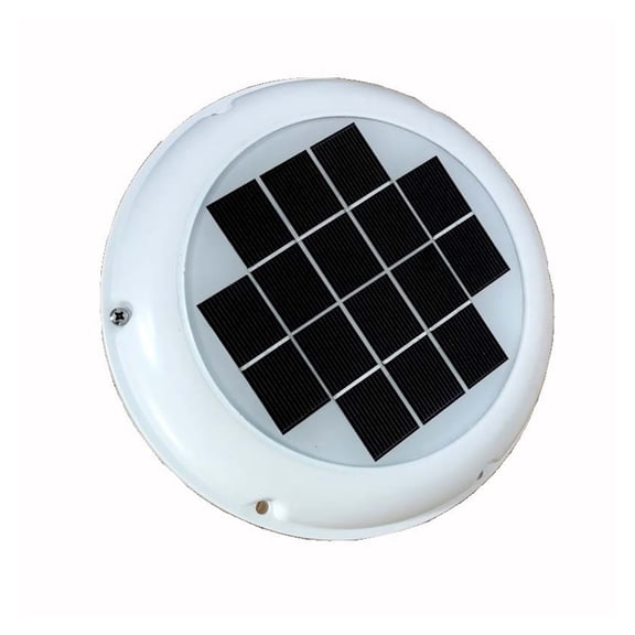 Rechargeable Solar Roof Vent Exhaust Ventilator Airduct Diameter 120m Intake Fan For Cara Boats Greenhouse RV Motorhome ,Rust-Proof