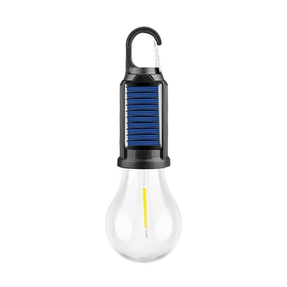 Rechargeable Solar Tent Lights - Type C LED Camping Outdoor Hanging Light Bulbs with Clip Hook for Emergency Use and Decorations