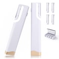 thumbnail image 1 of Rechargeable Sonic Dermaplane Razor for Women, 2-in-1 Facial Exfoliation & Peach Fuzz Removal, 3-Speed Tool with LED Light & 5 Refill Dermablades, 1 of 8