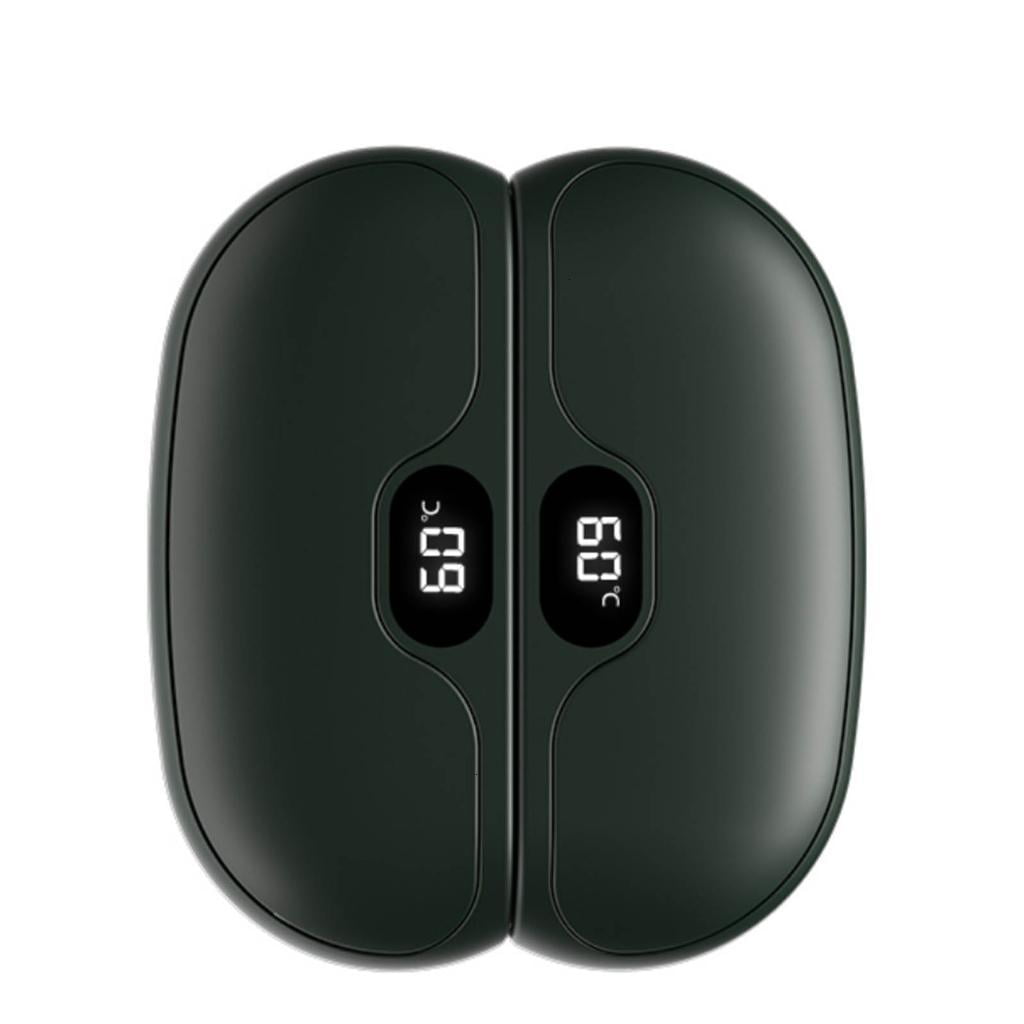 Rechargeable Split Type Hand Warmer 5S Heat Generation Adjustable Warmth Levels Travel Friendly Magnetic Attachment For Personal Heating