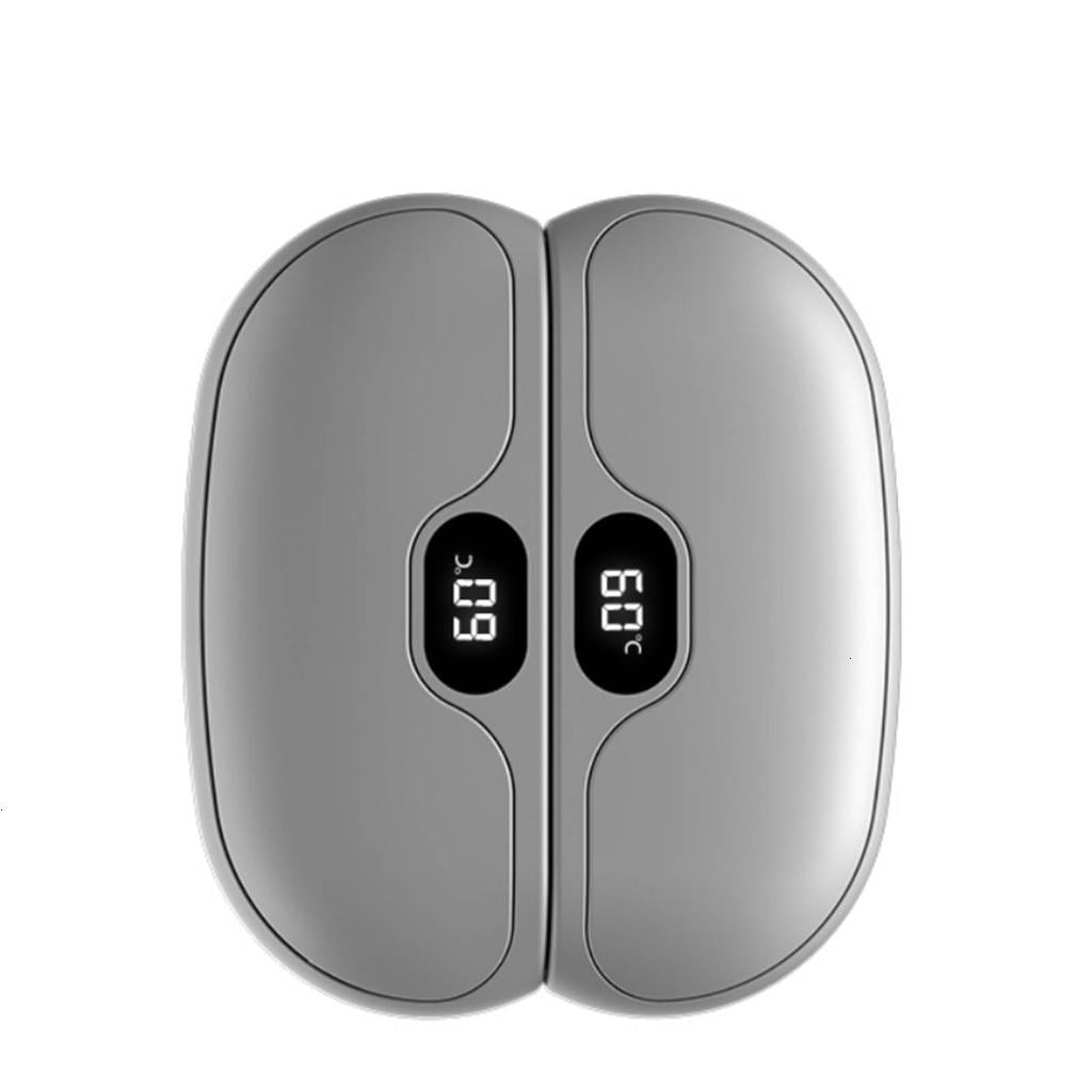 Rechargeable Split Type Hand Warmer 5S Heat Generation Adjustable Warmth Levels Travel Friendly Magnetic Attachment For Personal Heating