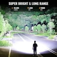 thumbnail image 1 of Rechargeable Spotlight, 99000 Lumens Super Bright Led Spotlights Flashlight with Cob Light & Foldable Tripod, 10000ɱAh Spot Lights Long Runtime, Handheld Spotlight for Hunting Boating Outdoor, 1 of 6