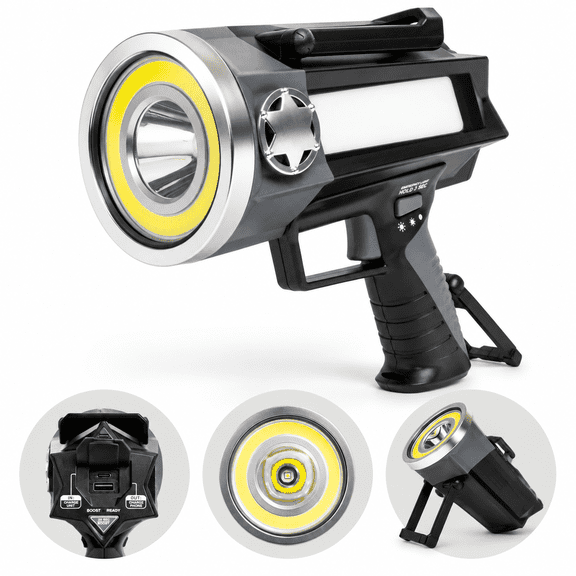 Rechargeable Spotlight Flashlight 10 Modes