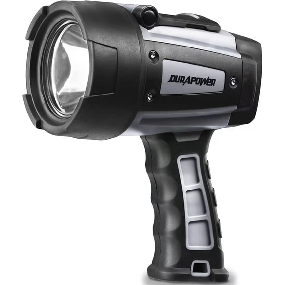 Rechargeable Spotlight, IP68 Waterproof Super Bright Handheld Spotlight, High Lumen LED Portable Spot Flashlight for Marine Boat Hunting Camping
