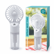 Rechargeable Spray Mist Fan Portable Handheld, Spray Cooling Fan with 4-Speed Settings, USB Powered Personal Cooling, Compact Travel Use for Desk, Home, Office and Outdoor