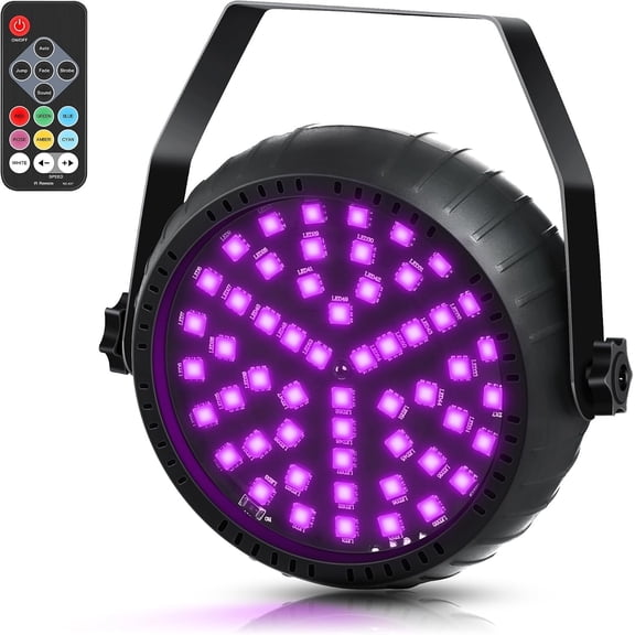 Rechargeable Strobe Lights for Parties LED Halloween Strobe Light , Remote Control & Sound Activated RGB DJ Strobe Light for Party Room DJ Stage Dance Wedding (1Pack)